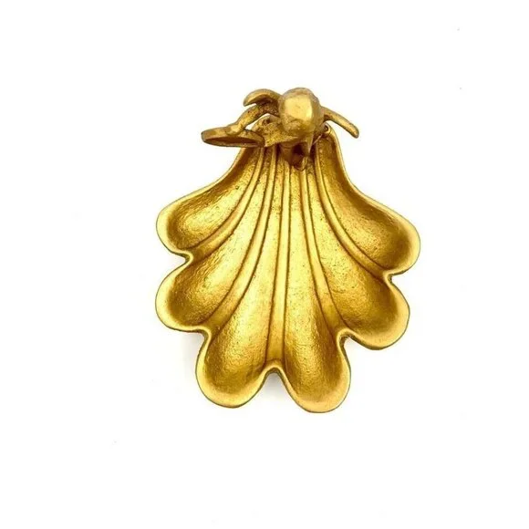 Cherub Soap-dish / Trinket Dish Brass Cherub Design Old vintage French Style